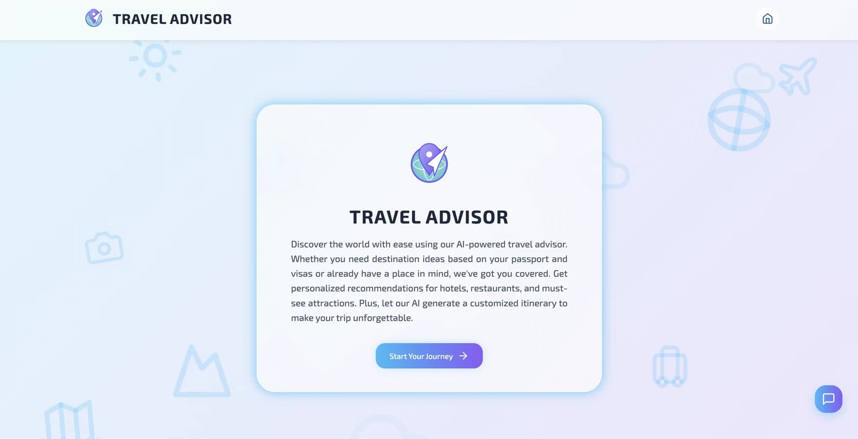 The Travel Advisor results page with hotels, restaurants and attractions