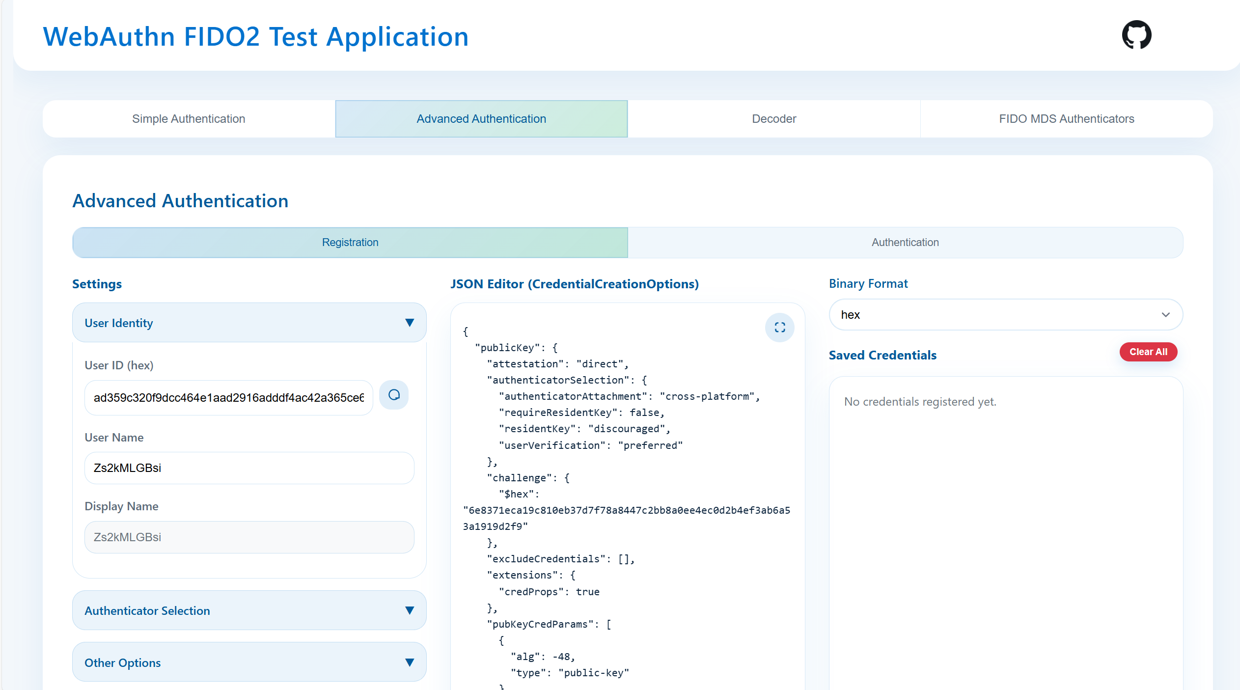 Post-Quantum WebAuthn Test Platform cover